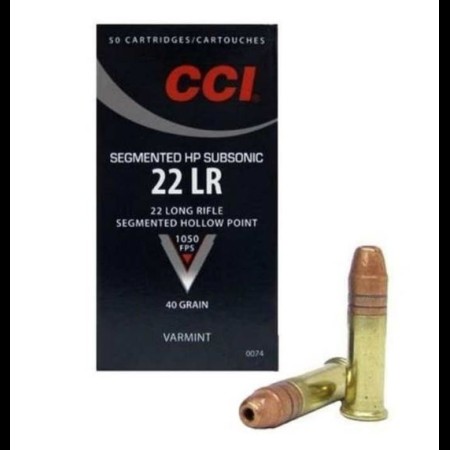 CCI Segmented Hollow Point Subsonic 40g 
